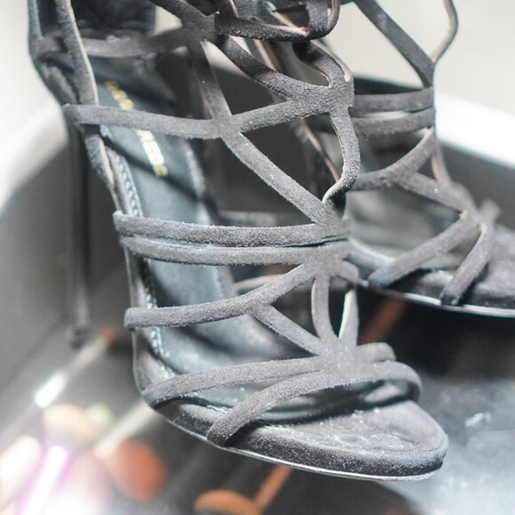 Dsquared2 Runway SS2015 Laser Cut Suede Gladiator Boots - Picture 5 of 8